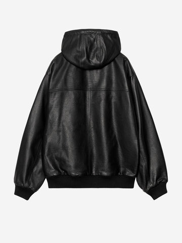 CARHARTT WIP 50 years anniversary og active jacket calf leather Nero