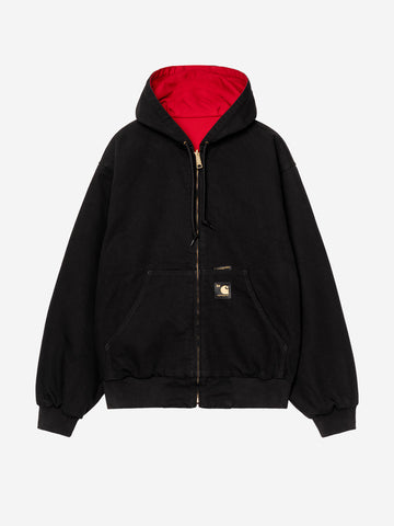 CARHARTT WIP 50 years anniversary og active jacket canvas organic cotton Nero