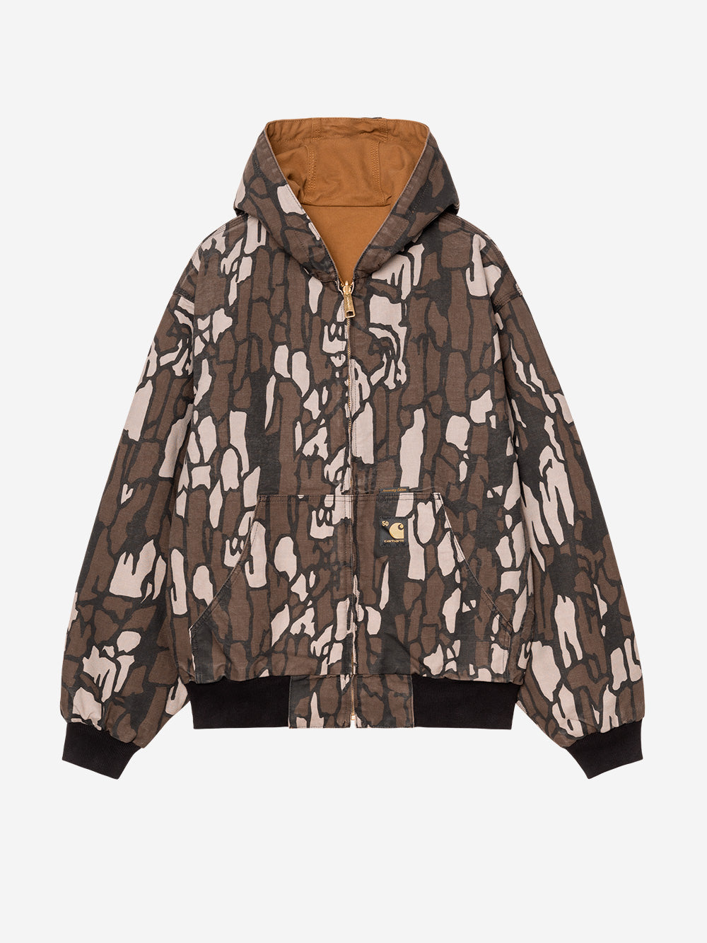 CARHARTT WIP 50 years anniversary og active jacket canvas organic cotton marrone Marrone Urbanstaroma