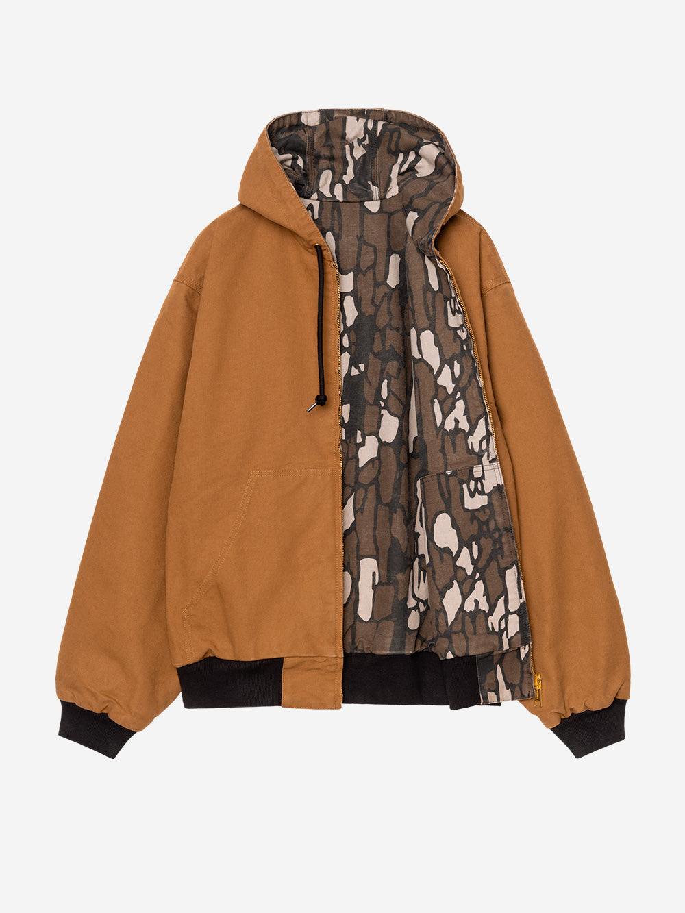 CARHARTT WIP 50 years anniversary og active jacket canvas organic cotton marrone Marrone Urbanstaroma