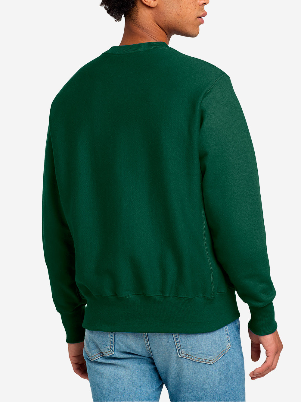 CHAMPION Felpa girocollo verde Reverse Weave Made in USA Verde Urbanstaroma