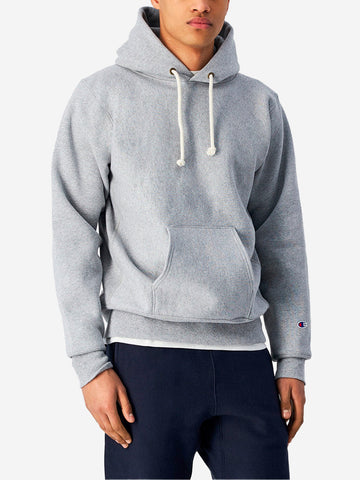 CHAMPION Hoodie grigia Reverse Weave Made in USA Grigio