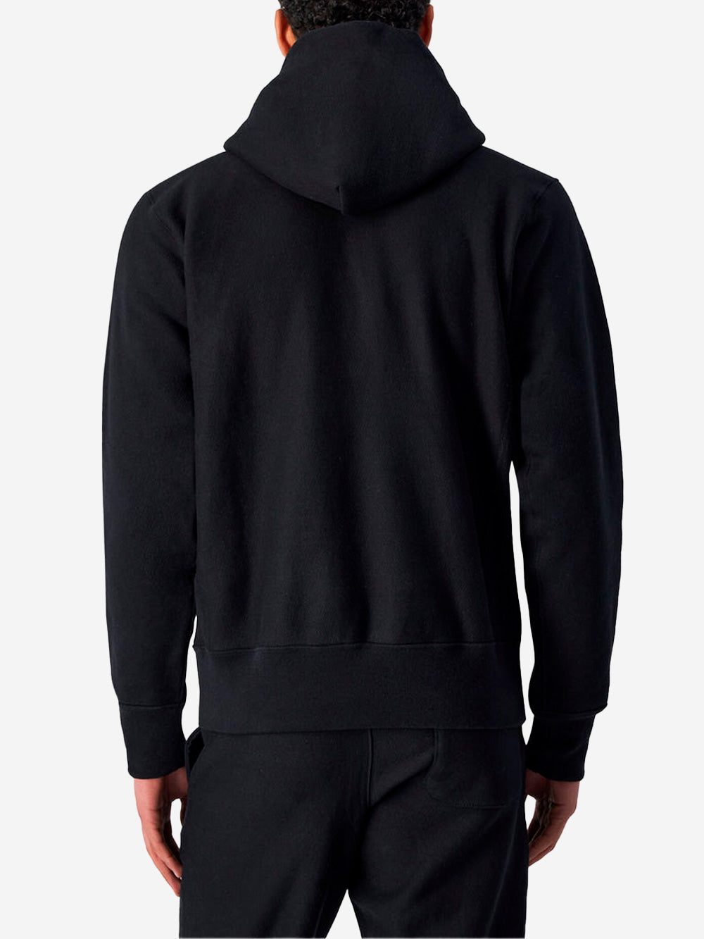 CHAMPION Hoodie nera Reverse Weave Made in USA Nero Urbanstaroma