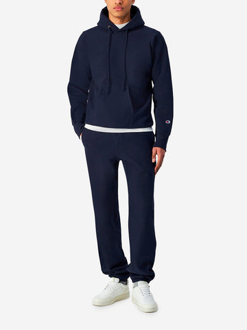 CHAMPION Hoodie blu Reverse Weave Made in USA Navy