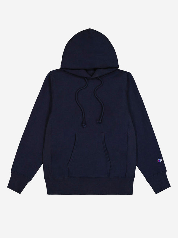 CHAMPION Blue Reverse Weave Hoodie Made in USA C5A101 | Urbanstaroma