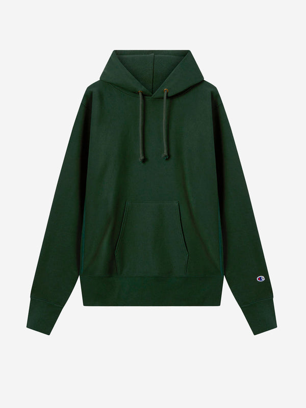 CHAMPION Green Reverse Weave Hoodie Made in USA C5A101 | Urbanstaroma