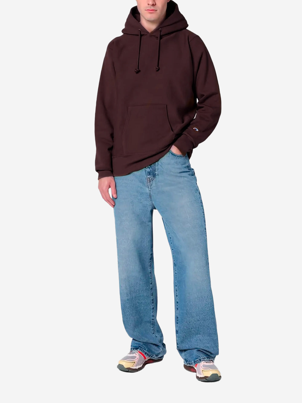 CHAMPION Hoodie marrone Reverse Weave Made in USA Marrone Urbanstaroma