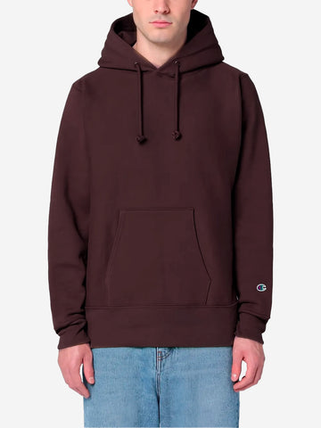 CHAMPION Hoodie marrone Reverse Weave Made in USA Marrone