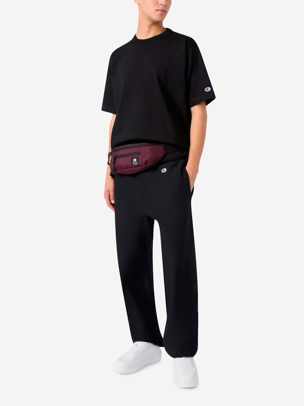 CHAMPION Pantaloni joggers neri Made in USA Nero Urbanstaroma