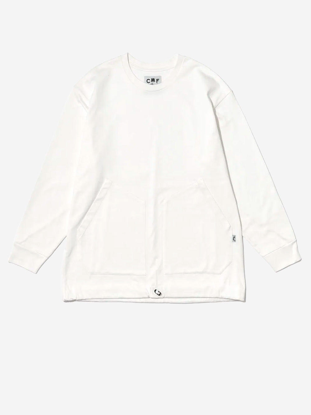 CMF OUTDOOR GARMENT T-shirt bianca a maniche lunghe 2 pocket Slow Dry Bianco Urbanstaroma