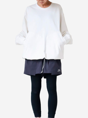 CMF OUTDOOR GARMENT T-shirt bianca a maniche lunghe 2 pocket Slow Dry Bianco