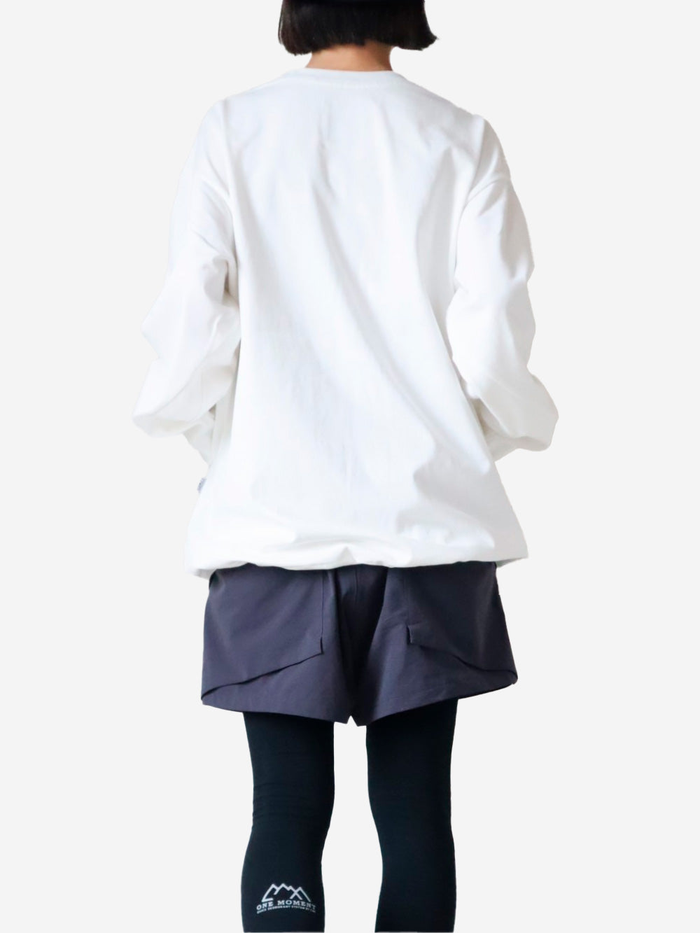 CMF OUTDOOR GARMENT T-shirt bianca a maniche lunghe 2 pocket Slow Dry Bianco Urbanstaroma