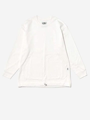 CMF OUTDOOR GARMENT T-shirt bianca a maniche lunghe 2 pocket Slow Dry Bianco