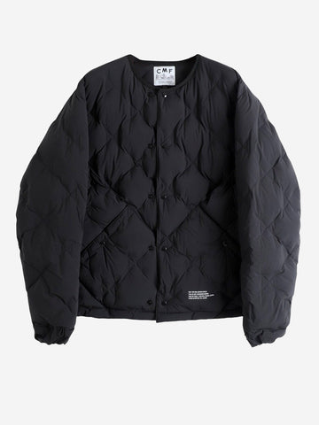 CMF OUTDOOR GARMENT Piumino imbottito crewneck woven nero Nero