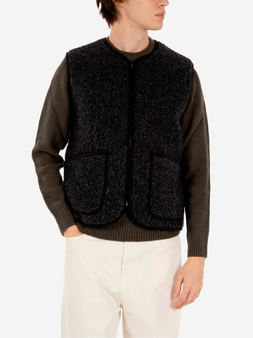 Gilet in pile di lana 'Pepitko'