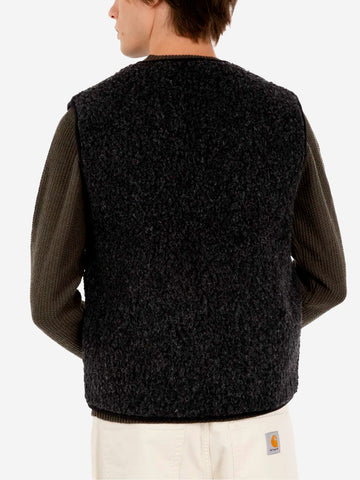 Gilet in pile di lana 'Pepitko'