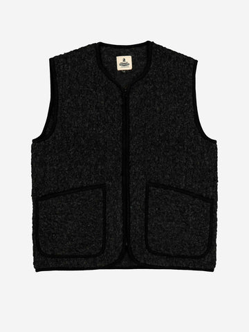 Gilet in pile di lana 'Pepitko'