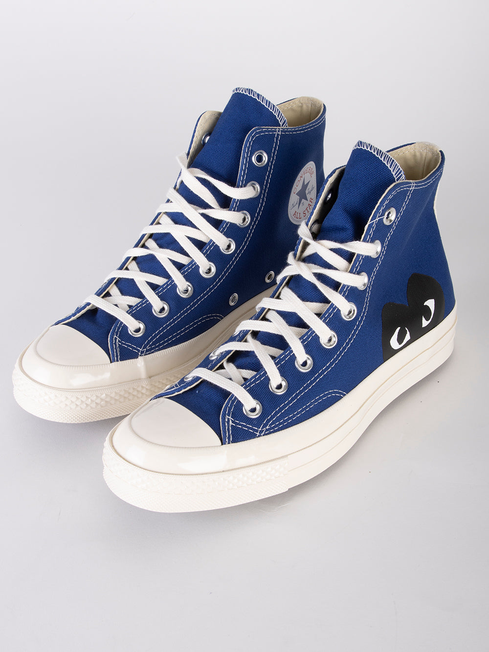 COMME DES GARCONS PLAY Chuck 70 HI blu con cuore x CDG Blu nero Urbanstaroma