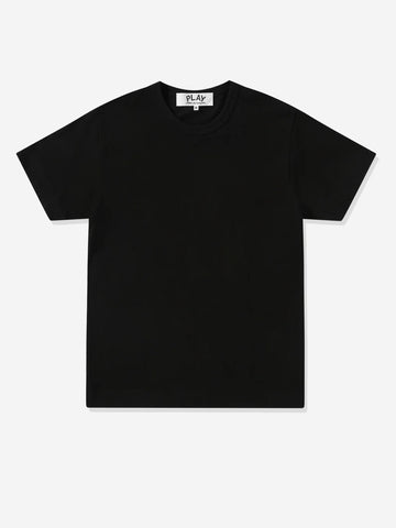 COMME DES GARCONS PLAY T-shirt nera con cuore reverse Nero