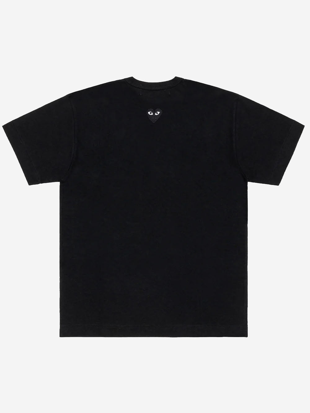 COMME DES GARCONS PLAY T-shirt nera con cuore nero reverse Nero Urbanstaroma