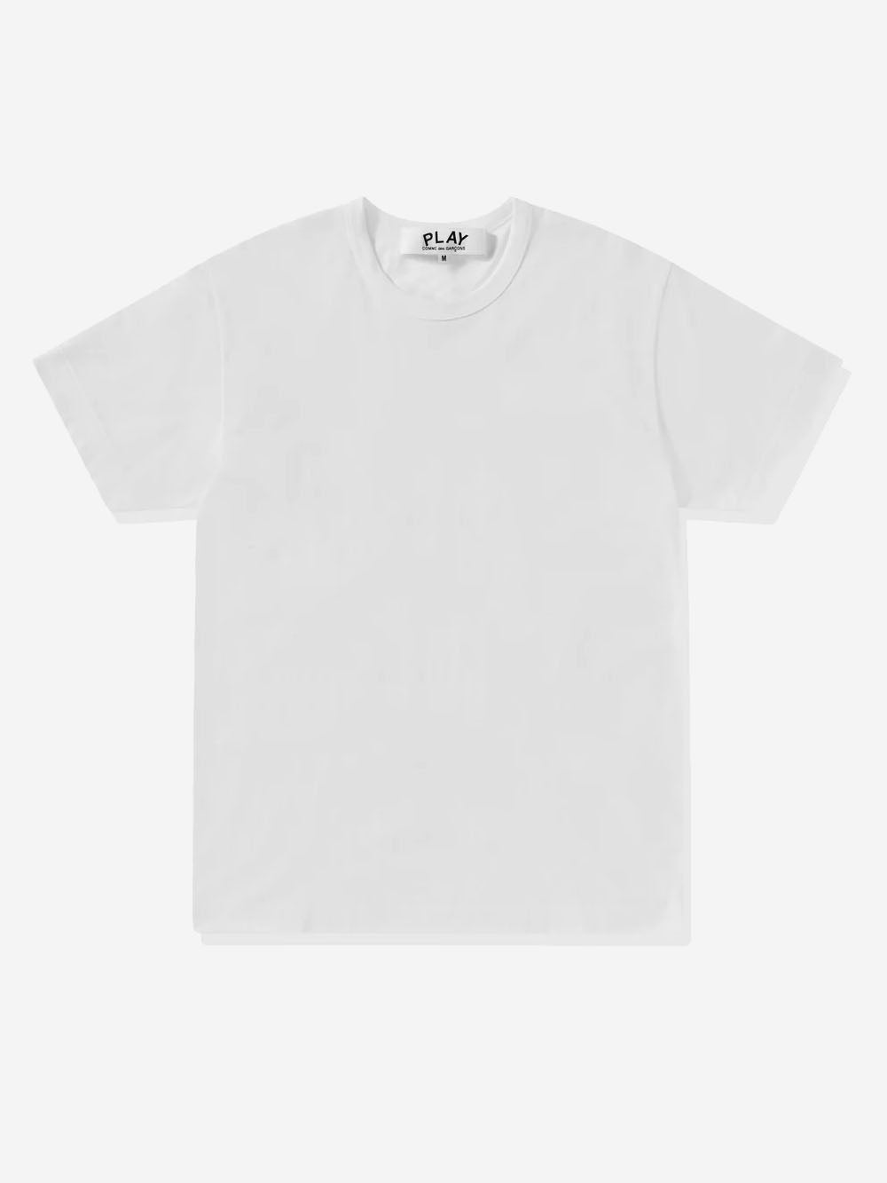 COMME DES GARCONS PLAY T-shirt bianca con cuore nero reverse Bianco Urbanstaroma