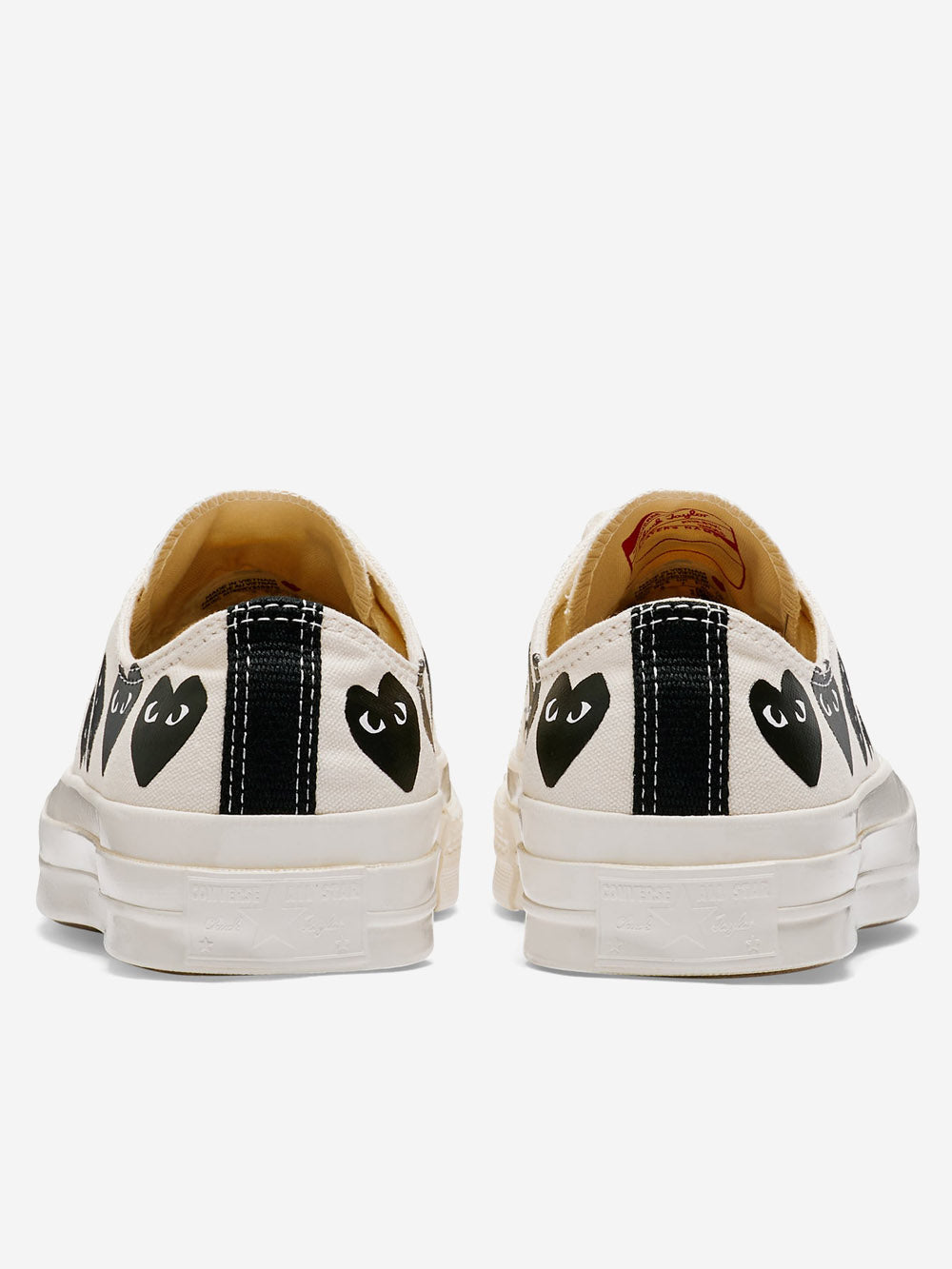 COMME DES GARCONS PLAY Chuck 70 OX Multi Heart bianche x CDG Bianco Urbanstaroma