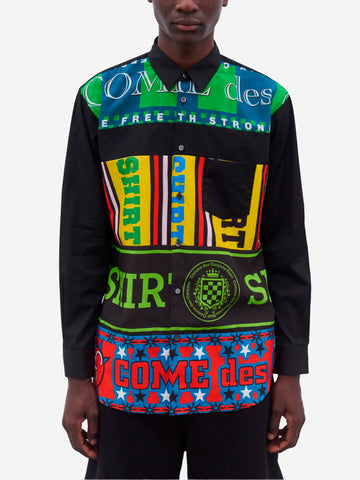 COMME DES GARCONS SHIRT Camicia Footbal Scarf Multicolor