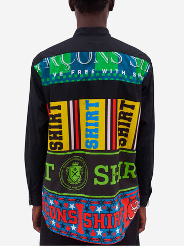 COMME DES GARCONS SHIRT Camicia Footbal Scarf Multicolor