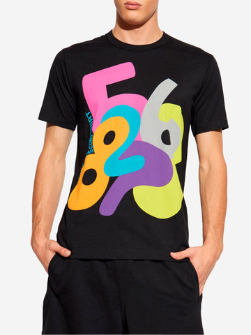 COMME DES GARCONS SHIRT T-shirt con grafica multicolore Multicolor