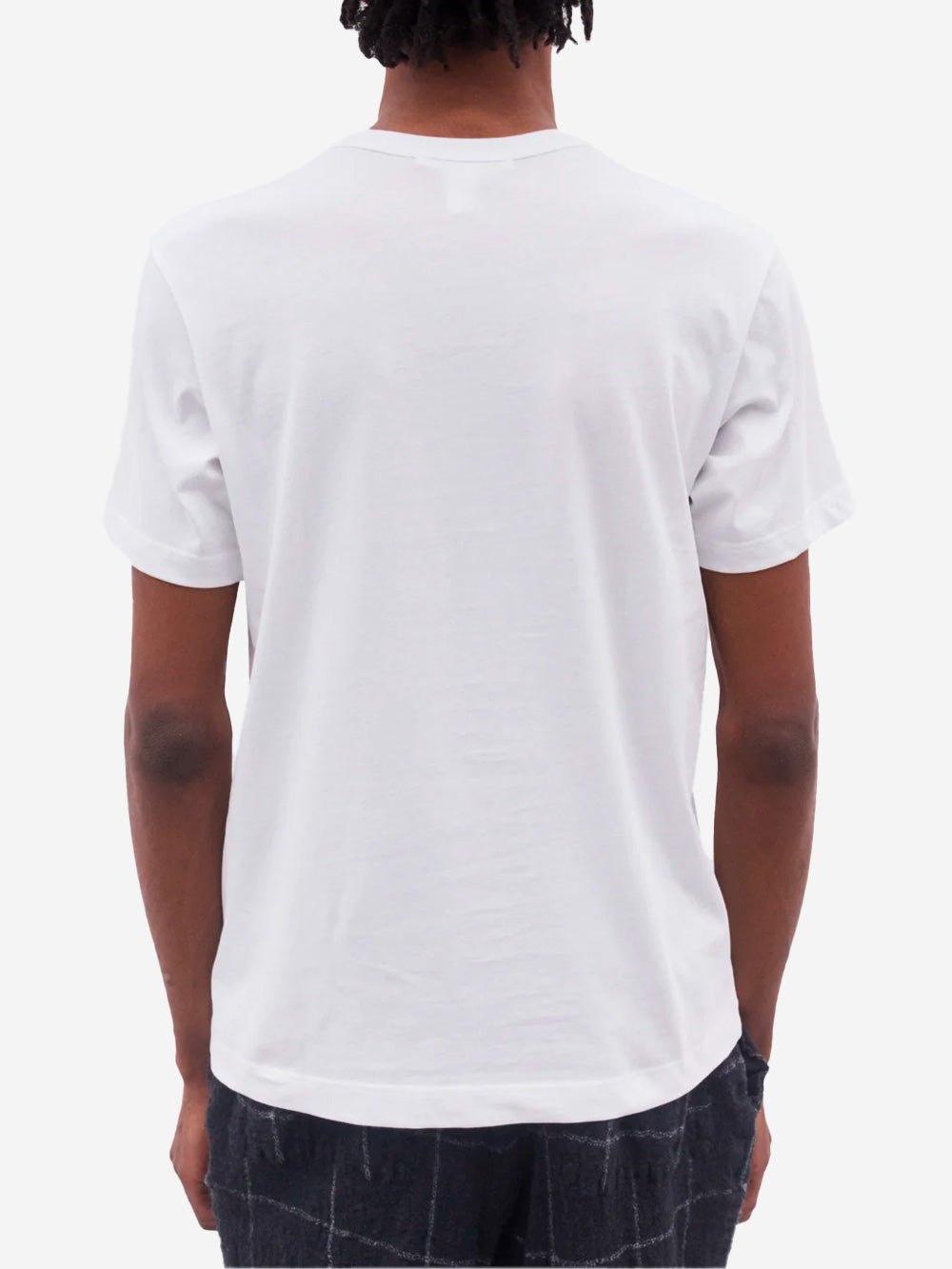 COMME DES GARCONS SHIRT T-shirt bianca con grafica multicolore Multicolor Urbanstaroma