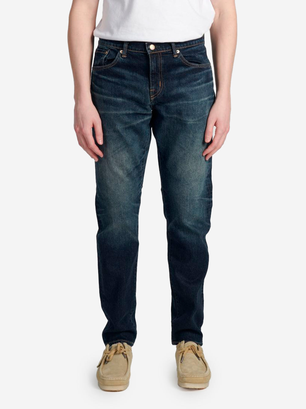 EDWIN Jeans regular tapered blu dark used Denim Urbanstaroma