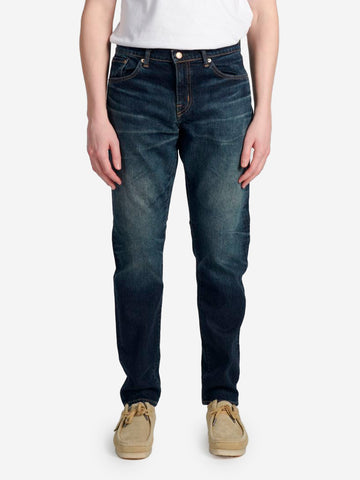 EDWIN Jeans regular tapered blu dark used Denim
