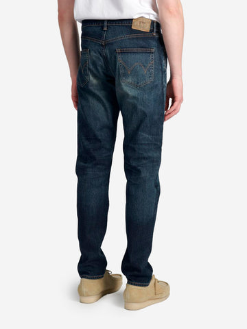 EDWIN Jeans regular tapered blu dark used Denim