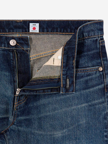 EDWIN Jeans regular tapered blu dark used Denim