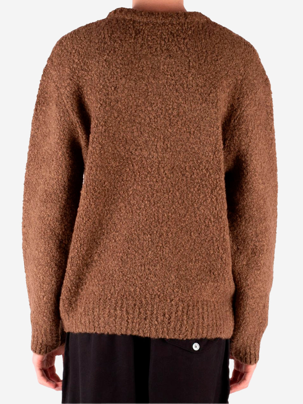 EDWIN Maglione testurizzato fuzzy Marrone Urbanstaroma