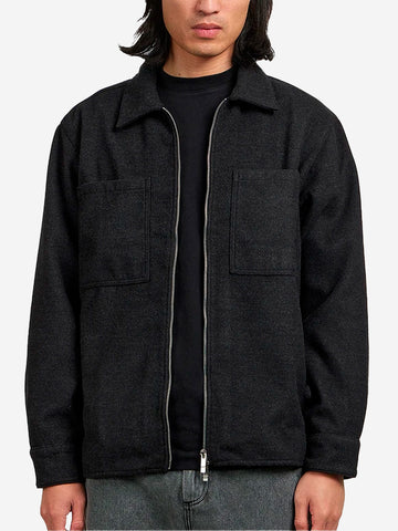 EDWIN Snug Overshirt in flanella Grigio scuro