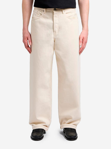 EDWIN Jeans wide fit bianco naturale Japan Panna