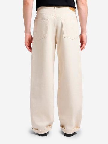 EDWIN Jeans wide fit bianco naturale Japan Panna