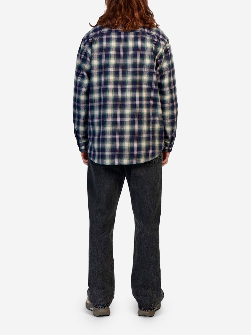 EDWIN Camicia a quadri workwear Label Sun Blu verde Urbanstaroma