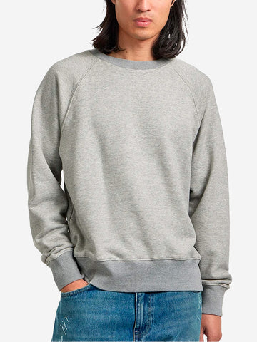 EDWIN Felpa girocollo boxy fit con maniche raglan Grigio