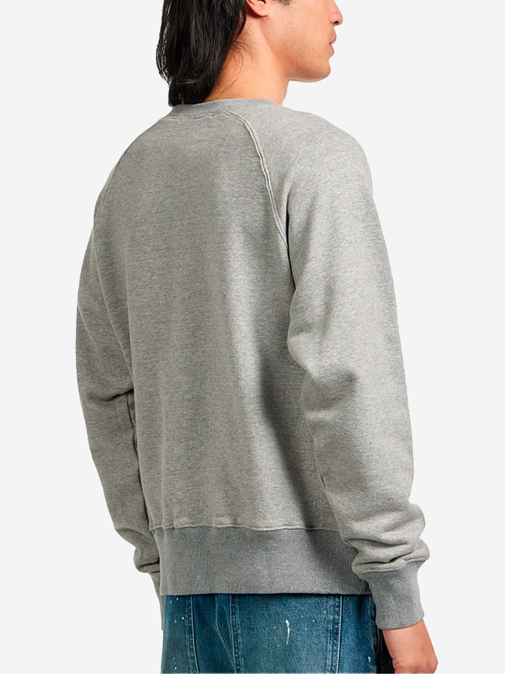 EDWIN Felpa girocollo boxy fit con maniche raglan Grigio Urbanstaroma