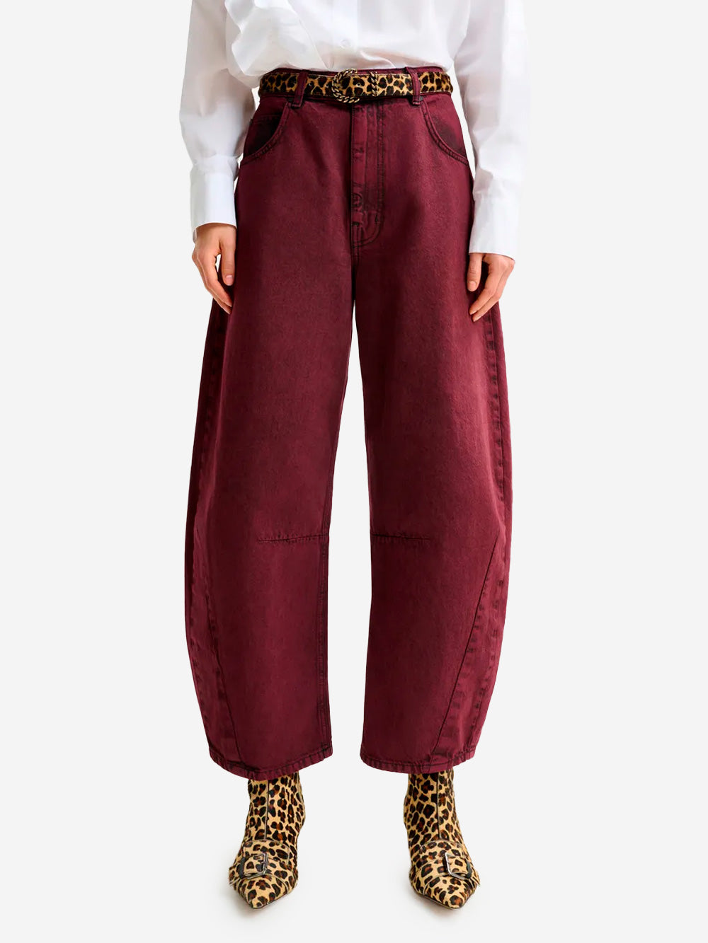 ESSENTIEL ANTWERP Jeans barrel leg bordeaux Bordeaux Urbanstaroma