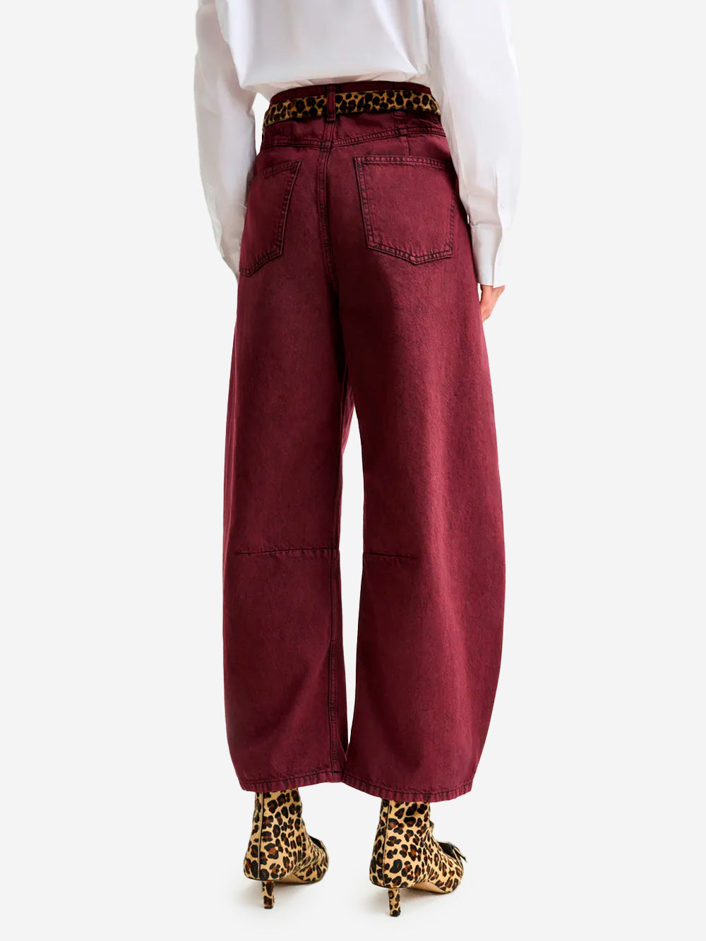 ESSENTIEL ANTWERP Jeans barrel leg bordeaux Bordeaux Urbanstaroma