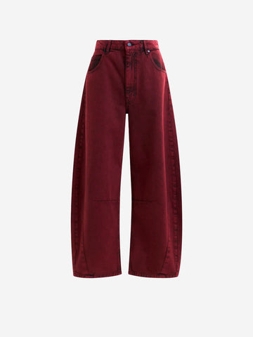 ESSENTIEL ANTWERP Jeans barrel leg bordeaux Bordeaux