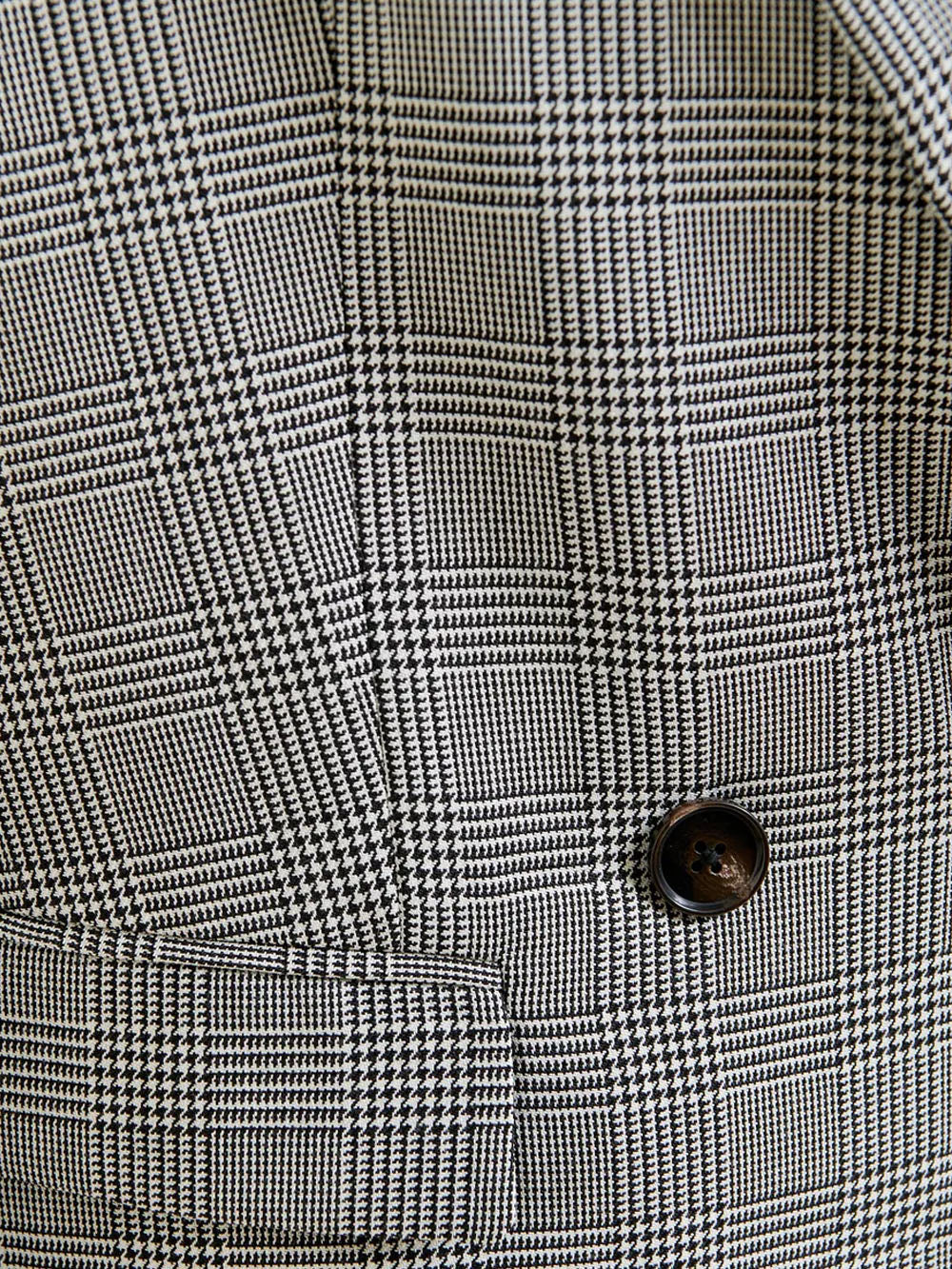 ESSENTIEL ANTWERP Blazer doppiopetto oversize nero e grigio 'Pursuit' Nero Urbanstaroma