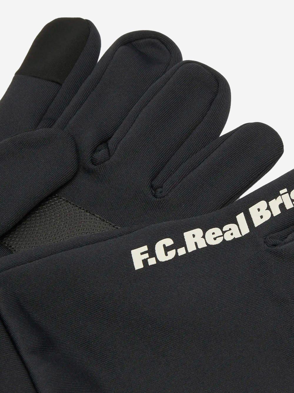 F.C. REAL BRISTOL Guanti in pile elasticizzato Touch Nero Urbanstaroma