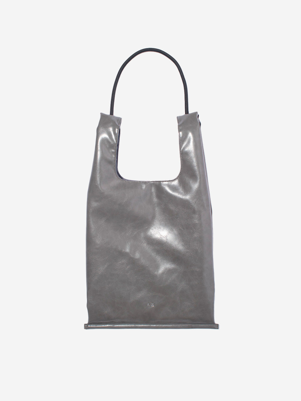 F/CE Borsa tote grigia in pelle sintetica con manici in corda Grigio Urbanstaroma