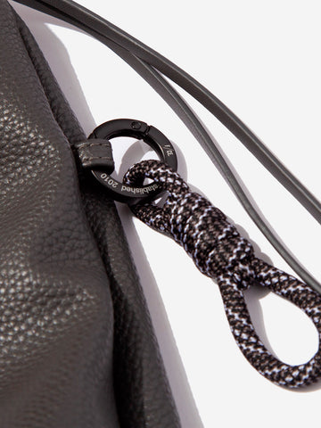 F/CE Borsa in pelle sintetica Wrappring Handle tote Nero