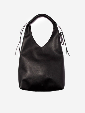 F/CE Borsa in pelle sintetica Wrappring Handle tote Nero