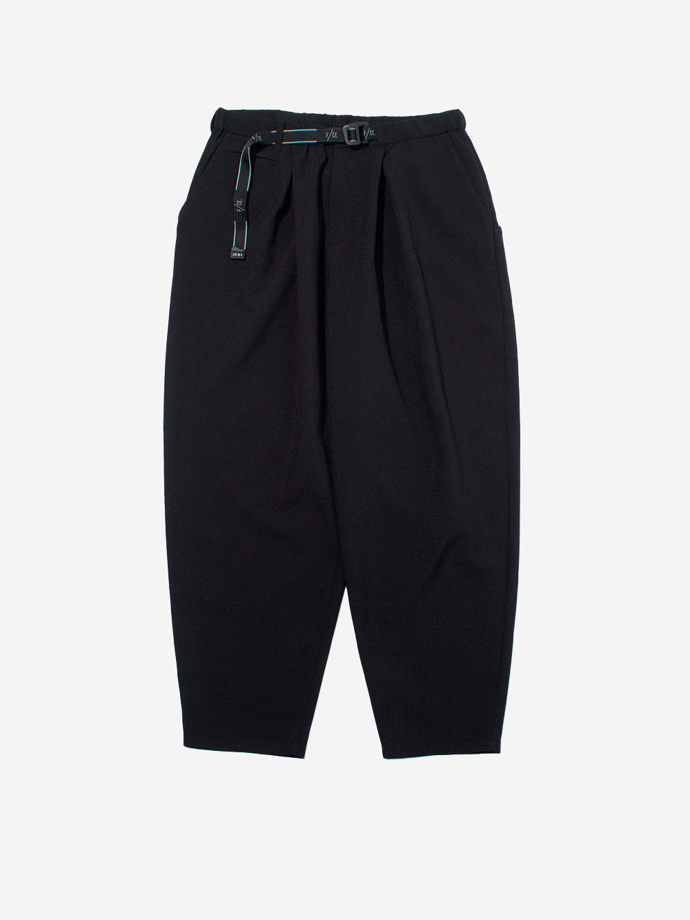 F/CE Pantaloni neri balloon fit con cintura integrata Nero Urbanstaroma